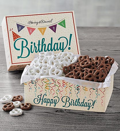 Happy Birthday Pretzel Box